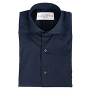 Blue Cotton Men's Shirt