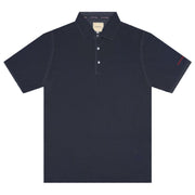 Blue Cotton Polo Shirt