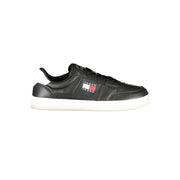 Black Leather Men Sneaker