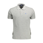 Brown Cotton Men Polo Shirt