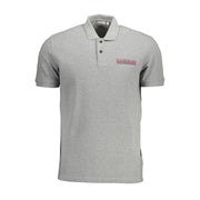 Brown Cotton Men Polo Shirt