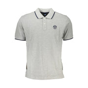 Brown Cotton Men Polo Shirt