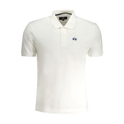 White Cotton Polo Shirt
