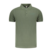Green Cotton Polo Shirt