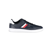 Blue Polyester Sneaker