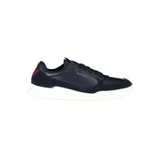 Blue Polyester Sneaker