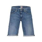 Blue Cotton Short