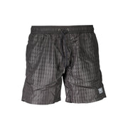 Black Polyester Swimwear