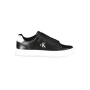 Black Leather Men Sneaker