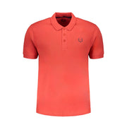 Red Cotton Polo Shirt