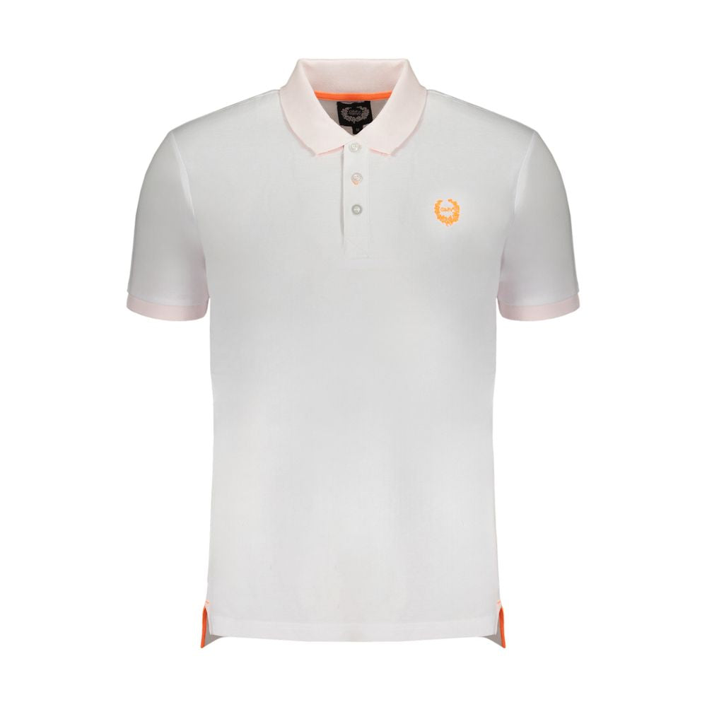 White Cotton Polo Shirt