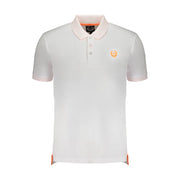 White Cotton Polo Shirt